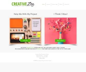 Creativezing.com(Promotions Administrator) Screenshot