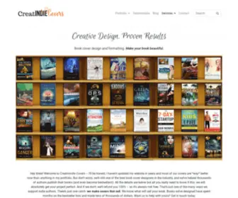 Creativindiecovers.com(Book cover design you can rely on) Screenshot