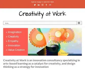 Creativityatwork.com(Creativity at Work) Screenshot