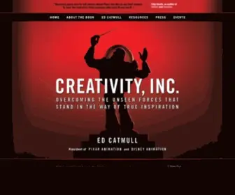 Creativityincbook.com(Creativity, Inc) Screenshot