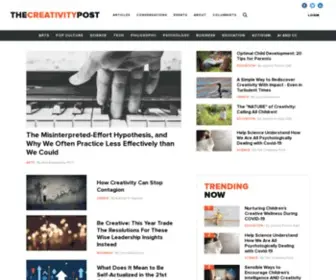 Creativitypost.com(The Creativity Post) Screenshot