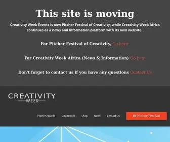 Creativityweek.events(Africa Celebration of Creativity) Screenshot