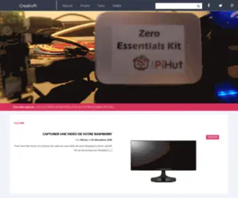 CreativPi.fr(Maintenance Mode) Screenshot