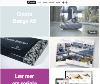 Creato.no(Reklamebyrå Bergen) Screenshot