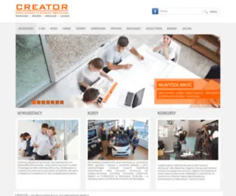 Creator.net.pl(CREATOR-kurs projektowania wnętrz) Screenshot