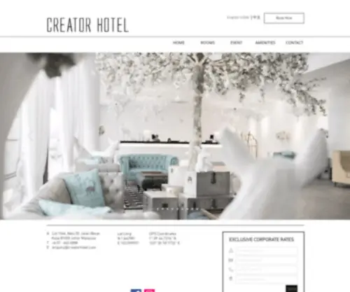 Creatorhotel.com(Creator Hotel) Screenshot