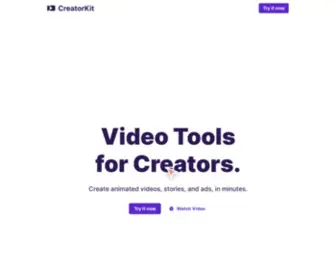 Creatorkit.com(AI images and videos) Screenshot