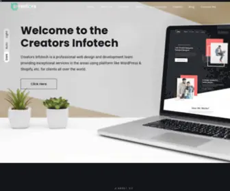 Creatorsinfotech.com(Creators Infotech) Screenshot