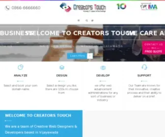 Creatorstouchglobal.com(Creators Touch) Screenshot