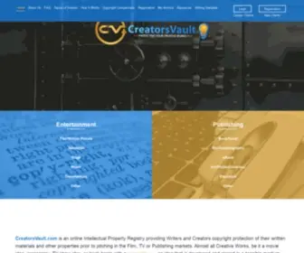 Creatorsvault.com(Protect Your Movie Idea) Screenshot