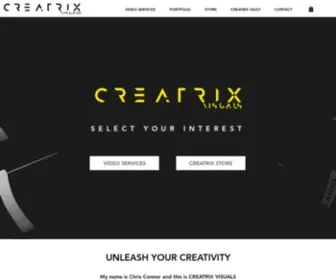 Creatrix-Visuals.com(Creatrix Visuals) Screenshot