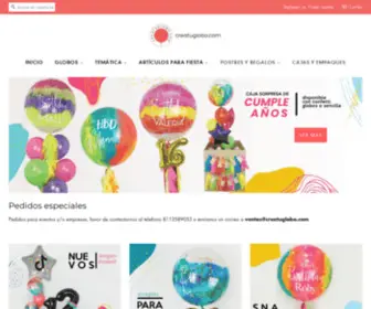 Creatuglobo.com(Crea Tu Globo) Screenshot