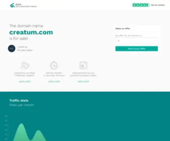 Creatum.com(Domain parking page) Screenshot