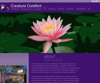 Creaturecomfort.com(HOME) Screenshot