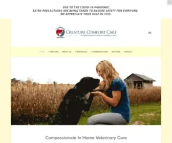 Creaturecomfortclinic.com(Creature Comfort Care LLC) Screenshot