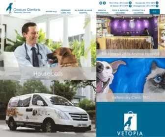 Creaturecomforts.com.hk(Veterinary Services in Hong Kong) Screenshot