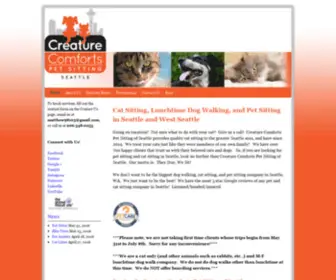 Creaturecomfortsseattle.com(Creature Comforts of Seattle) Screenshot