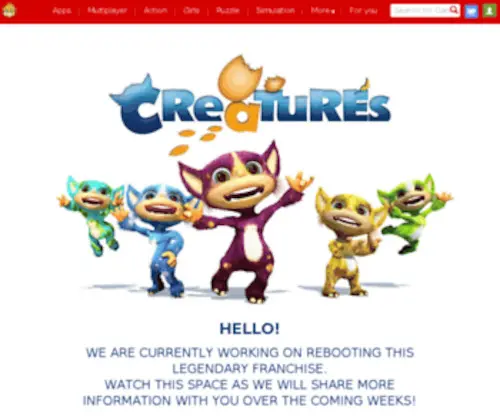 Creatures-Online.fr(Creatures Online) Screenshot