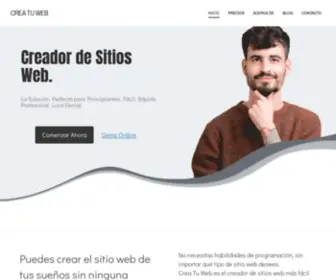Creatuweb.com(Crea Tu Web) Screenshot