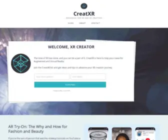 CreatXR.com(Resources for XR Creators) Screenshot