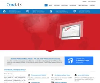 Creavelabs.com(Web Designing Kerala) Screenshot