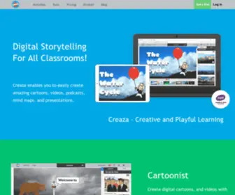 Creazaeducation.com(Creaza) Screenshot