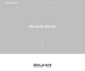 Creazionibaleani.it(Abiti sartoriali made in Italy) Screenshot