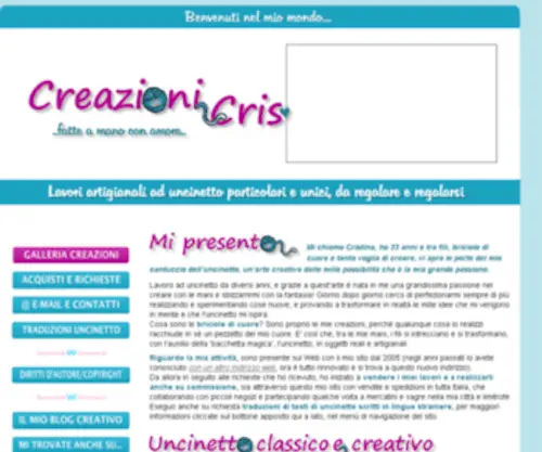 Creazionicris.it(Creazioni Cris) Screenshot