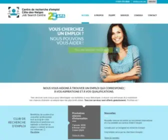 CreCDN.com(Centre de recherche d’emploi Côte) Screenshot