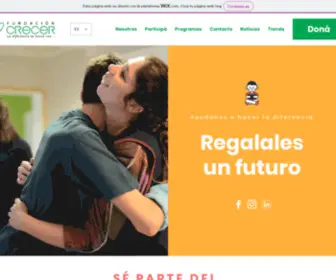 Crecerfundacion.org.ar(Misitio) Screenshot