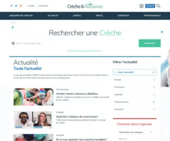 Creche-ET-Naissance.com(Le portail des crèches et de la petite enfance) Screenshot