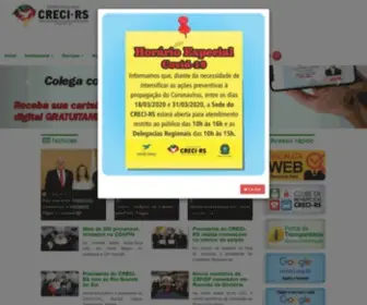 Creci-RS.gov.br(CRECI-RS Conselho Regional de Corretores de Im) Screenshot