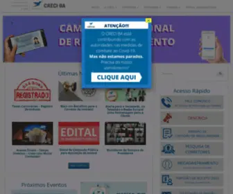 Creciba.gov.br(CRECI BA) Screenshot