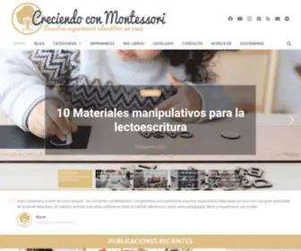 Creciendoconmontessori.com(Nuestra Experiencia Educativa En Casa) Screenshot