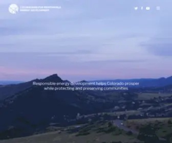 Cred.org(Coloradans for Responsible Energy Development) Screenshot