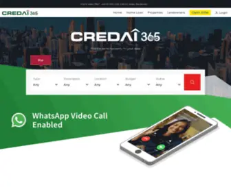 Credai365.com(Credai 365) Screenshot