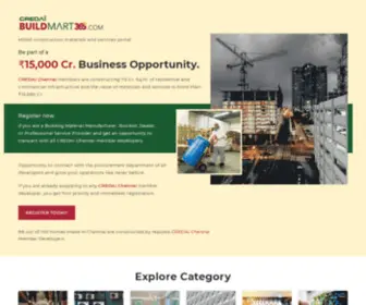 Credaibuildmart365.com(CREDAI Build Mart 365) Screenshot