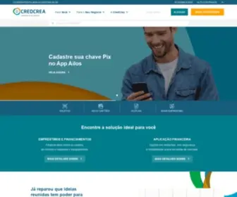 Credcrea.coop.br(Cooperativa de Crédito) Screenshot