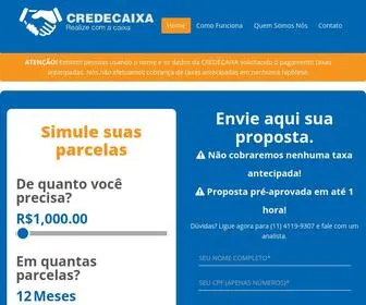 Credecaixa.com.br(Empréstimo pessoal online) Screenshot