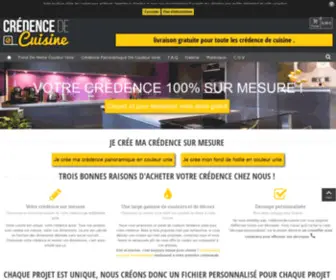 Credence-DE-Cuisine.com(Crédence) Screenshot