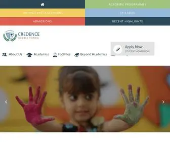 CredenceGlobalschool.com(Credence Global School) Screenshot