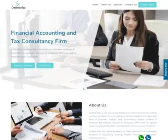 Credencetax.com(Financial Accounting and Tax Consultancy Firm) Screenshot