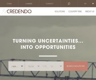Credendo.com(Credit Insurance Group) Screenshot
