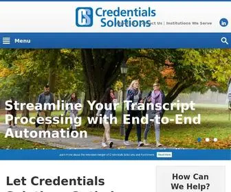 Credentialssolutions.net(Digital Credential Service) Screenshot