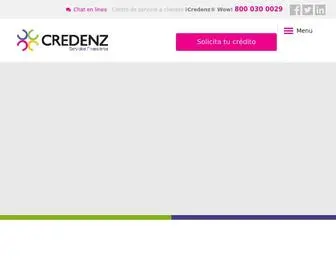 Credenz.com.mx(Servicios financieros) Screenshot