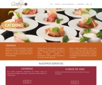 Credenzafoods.com(Credenza Gastronomía Creativa) Screenshot