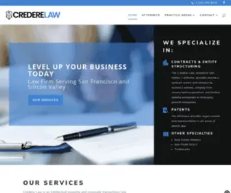 Crederelaw.com(Credere Law) Screenshot