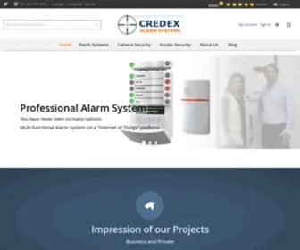 Credexalarmsystems.eu(Professional Alarm Systems) Screenshot