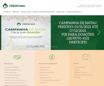 Credicana.com.br(Cooperativa de crédito rural) Screenshot