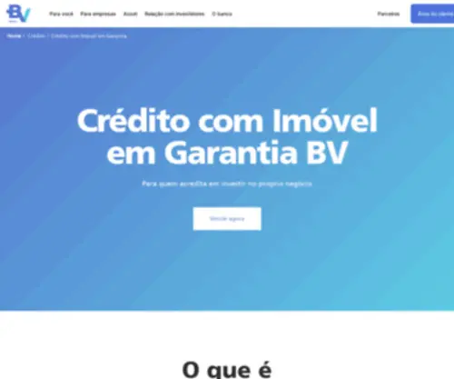 Credicasabv.com.br(Empréstimo com Garantia de Imóvel) Screenshot